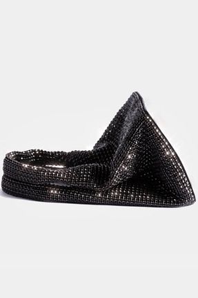 کیف مجلسی مشکی زنانه پارچه ای Moom Bag - کد 635949186