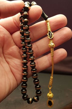 تسبیح مشکی سنگ اولتو OTTOTESBİH - کد 44077279