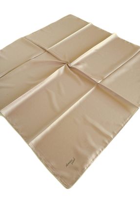 روسری بژ پلی استر Armine - کد 44382316