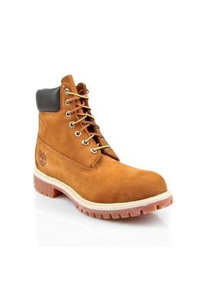 بوت / نیم بوت بژ زنانه چرم خالص Timberland - کد 4225132