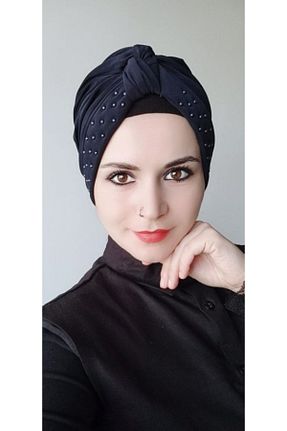 روسری سرمه ای ساده BAV Butik Ayvitrin - کد 52831480