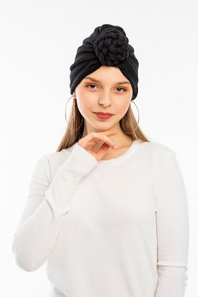 کلاه مشکی زنانه پنبه ای Luna Nueva - کد 66130227