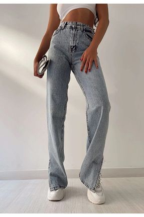 شلوار جین آبی زنانه رگولار TRENDNATUREL - کد 634418907