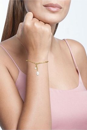 دستبند استیل (فولاد) طلائی زنانه استیل (فولاد) Opsobjects - کد 634693766