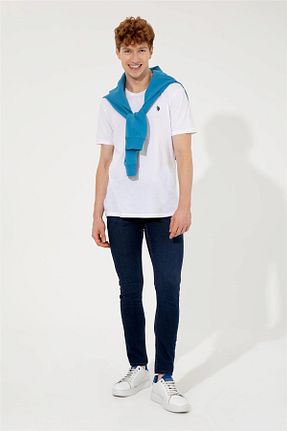 شلوار جین آبی مردانه پاچه تنگ U.S. Polo Assn. - کد 635174126