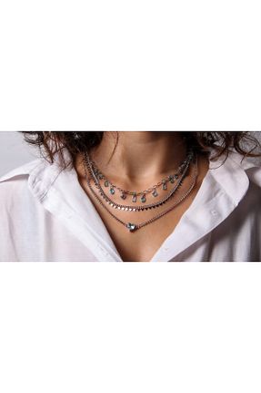 گردنبند جواهر آبی زنانه سنگ stylishaccessories - کد 635476617