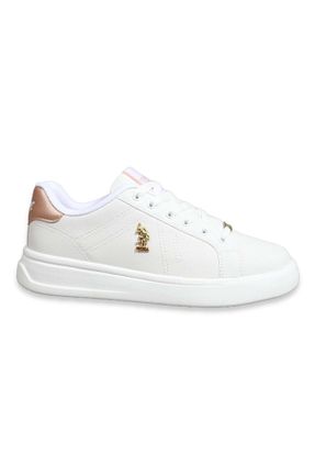 کفش اسنیکر بژ زنانه بند دار U.S. Polo Assn. - کد 635984944
