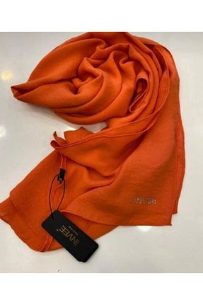 شال نارنجی زنانه جاز inve - کد 635012759