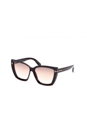 عینک آفتابی قهوه ای زنانه پلاریزه Tom Ford - کد 635506992