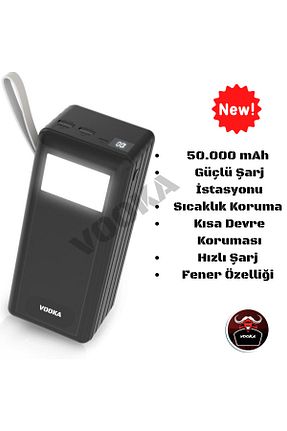 پاور بانک مشکی 20000 ve üzeri VOOKA - کد 636318164
