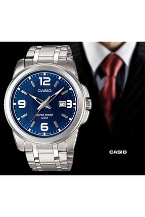 ساعت مچی سرمه ای مردانه 45 میلی متر Casio - کد 636342848