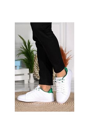 کفش اسنیکر سبز زنانه بند دار Jump - کد 636521652