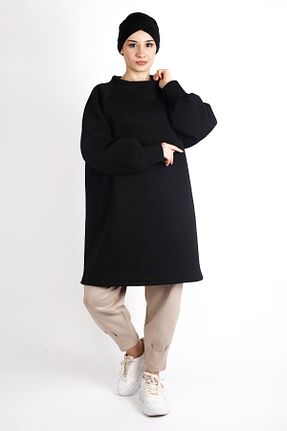 تونیک حجاب مشکی زنانه پنبه ای two in sis - کد 637320920