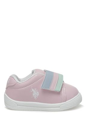کفش اسنیکر صورتی بچه گانه چسبی U.S. Polo Assn. - کد 637034608
