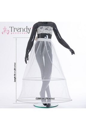 لباس عروس سفید بچه گانه tp trendypetticoat - کد 636237359