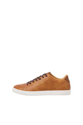 کفش اسنیکر بژ مردانه بند دار Jack & Jones - کد 637775676
