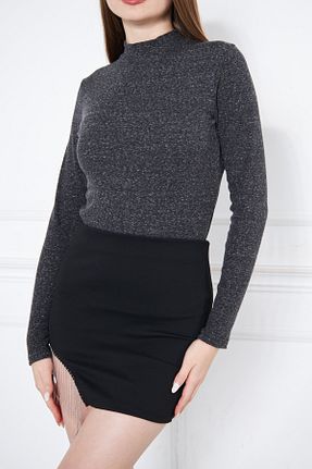 بلوز طوسی زنانه ساده Bukamiss - کد 638465797