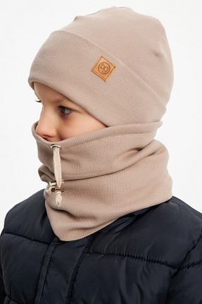 کلاه پشمی قهوه ای بچه گانه پنبه ای Babygiz - کد 638596520
