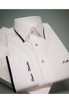 پیراهن سفید مردانه Overshirt Gömlekçi Kadir - کد 636452878
