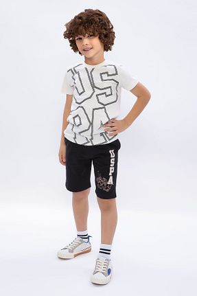 ست بالاتنه و پائین تنه بژ بچه گانه %100 پنبه U.S. Polo Assn. - کد 637465655