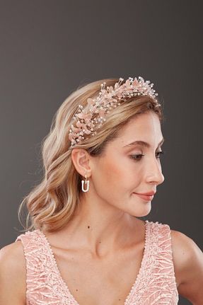 سایر اکسسوری مو صورتی زنانه سنگ کریستال Simay Aksesuar - کد 637492714