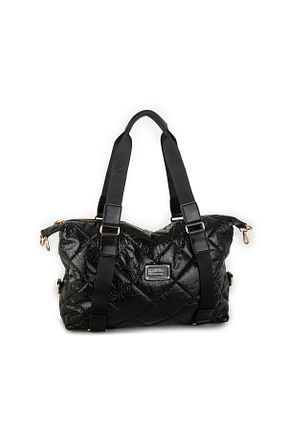 کیف دوشی قهوه ای زنانه چرم مصنوعی Nas Bag - کد 166651897