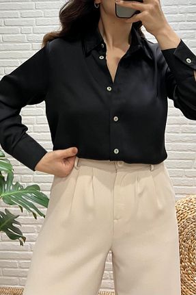 پیراهن مشکی زنانه رگولار butikhola - کد 636628907