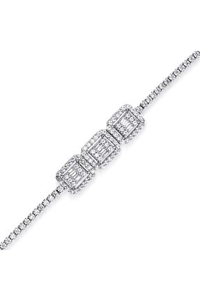 دستبند نقره سفید زنانه 925 عیار Marshmello Silver & Jewelry - کد 328442932