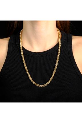 گردنبند جواهر طلائی زنانه روکش طلا کد 639866991