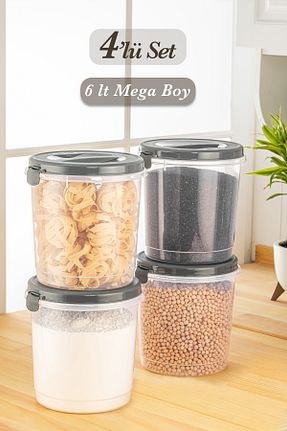 جعبه نگداری طوسی پلاستیک Meleni Home - کد 639891607