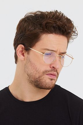 عینک محافظ نور آبی طلائی زنانه پلاستیک UBK Eyewear - کد 639950486