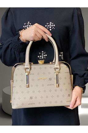کیف دستی قهوه ای زنانه سایز متوسط Armine - کد 640179345