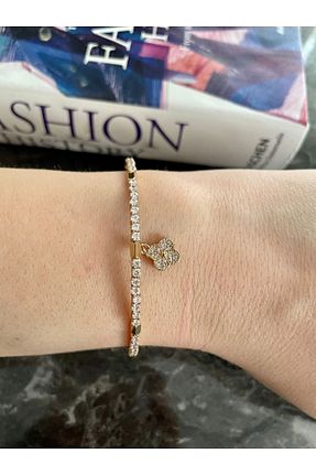 دستبند استیل (فولاد) طلائی استیل (فولاد) tue jewellery - کد 640585170
