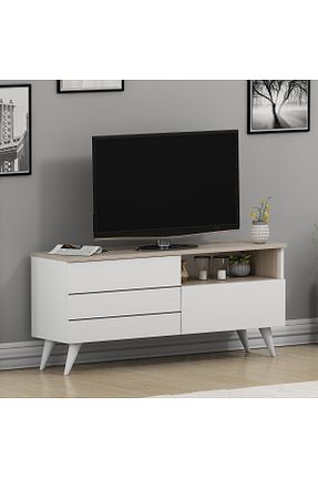 میز و پایه تلویزیون سفید Suntalam Betroya - کد 84628744