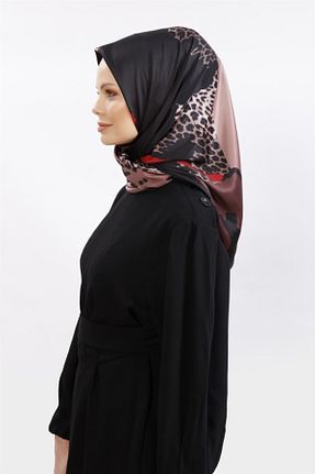 روسری زرشکی ساده Differenza - کد 84909794