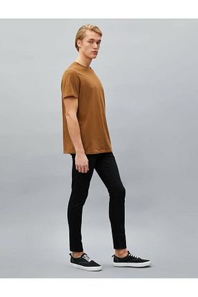 شلوار جین مشکی مردانه پاچه لوله تفنگی Koton - کد 85593586