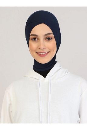 کلاه شنای حجاب سرمه ای زنانه Ecardin - کد 85789323