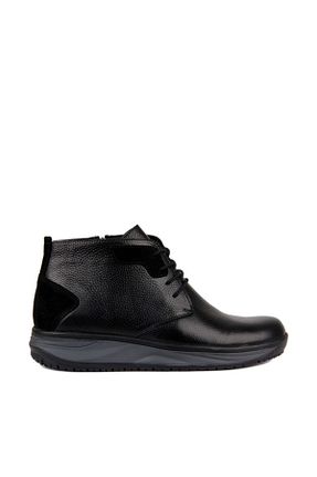 بوت / نیم بوت مشکی مردانه چرم خالص Sail Lakers - کد 2892476