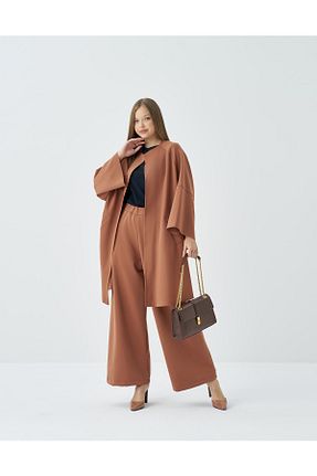 کلاه و ابایا قهوه ای زنانه مخلوط پلی استر Garzia İtalia - کد 639502770