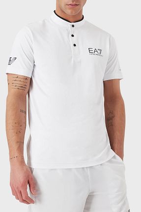تیشرت سفید مردانه رگولار EA7 - کد 639520125