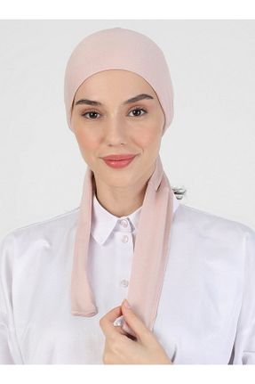 کلاه شنای حجاب صورتی زنانه Ecardin - کد 639927110