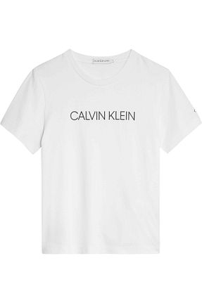تیشرت سفید بچه گانه رگولار Calvin Klein - کد 48252185