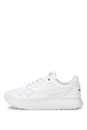 کفش اسنیکر سفید زنانه بند دار Puma - کد 641703440