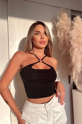 بلوز مشکی زنانه ساده For Pretty - کد 641748310