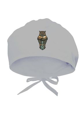 کش سر طوسی زنانه Tasarım Trend - کد 641785985