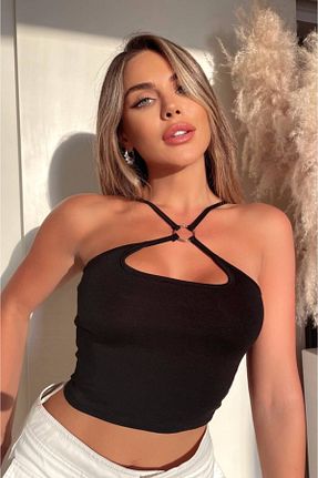 بلوز مشکی زنانه ساده For Pretty - کد 641748310