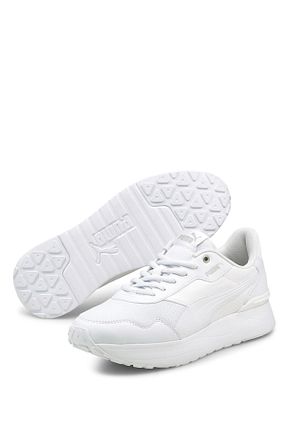 کفش اسنیکر سفید زنانه بند دار Puma - کد 641703440