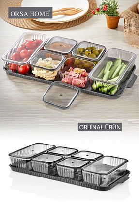ظرف نگهداری نارنجی پلاستیک ORSA HOME - کد 641152280