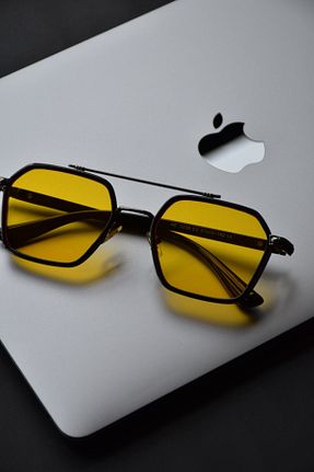 عینک آفتابی زرد زنانه UV400 LOOKUP - کد 330088353