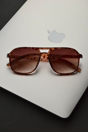 عینک آفتابی قهوه ای زنانه UV400 LOOKUP - کد 85641751